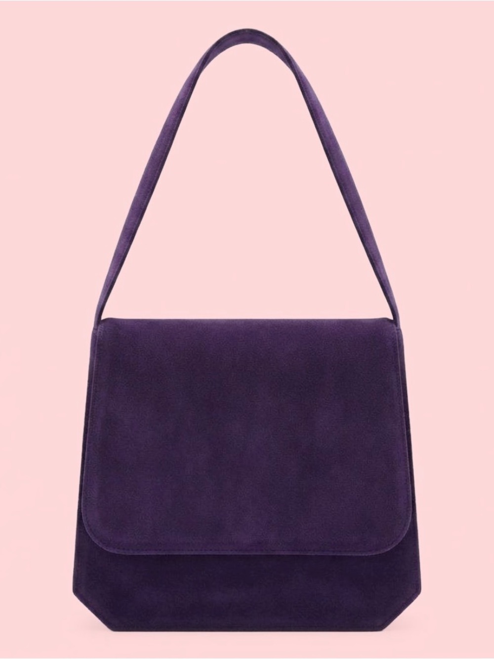 💜 Vintage 70s Suede Envelope Bag ✨ Unbranded